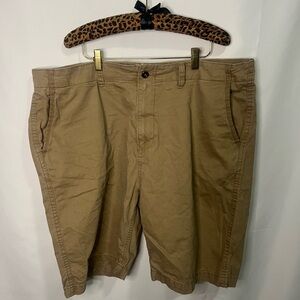 Old Navy Men's Khaki Flat Front Shorts